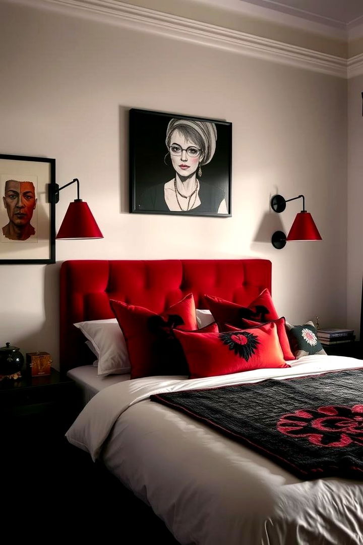 22 Red & Black Bedroom Ideas for Dramatic Style - Lost At E Minor