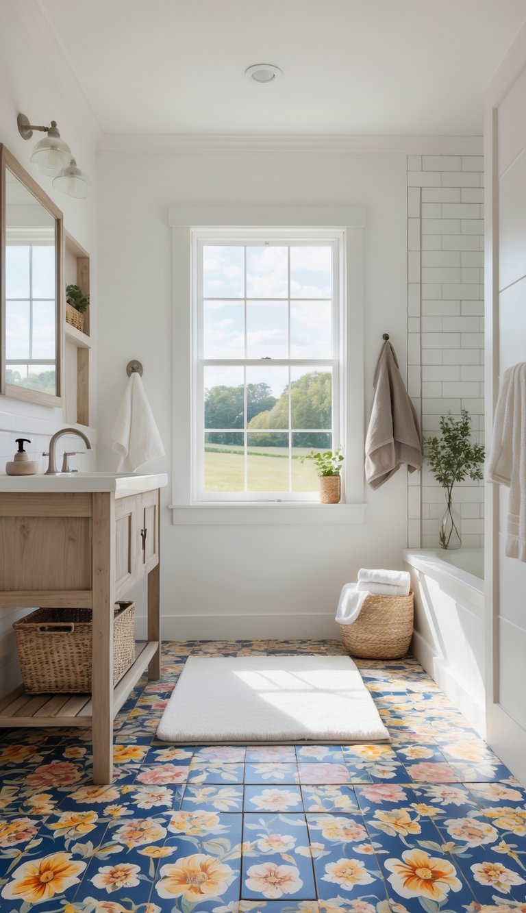 31 Farmhouse Bathroom Flooring Ideas for Cozy, Classic Spaces