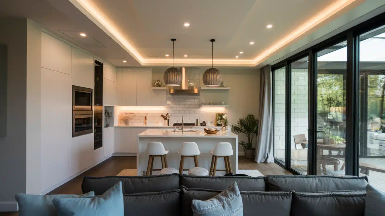 33 Small House Open Concept Kitchen and Living Room Ideas - Stellas wardrobe