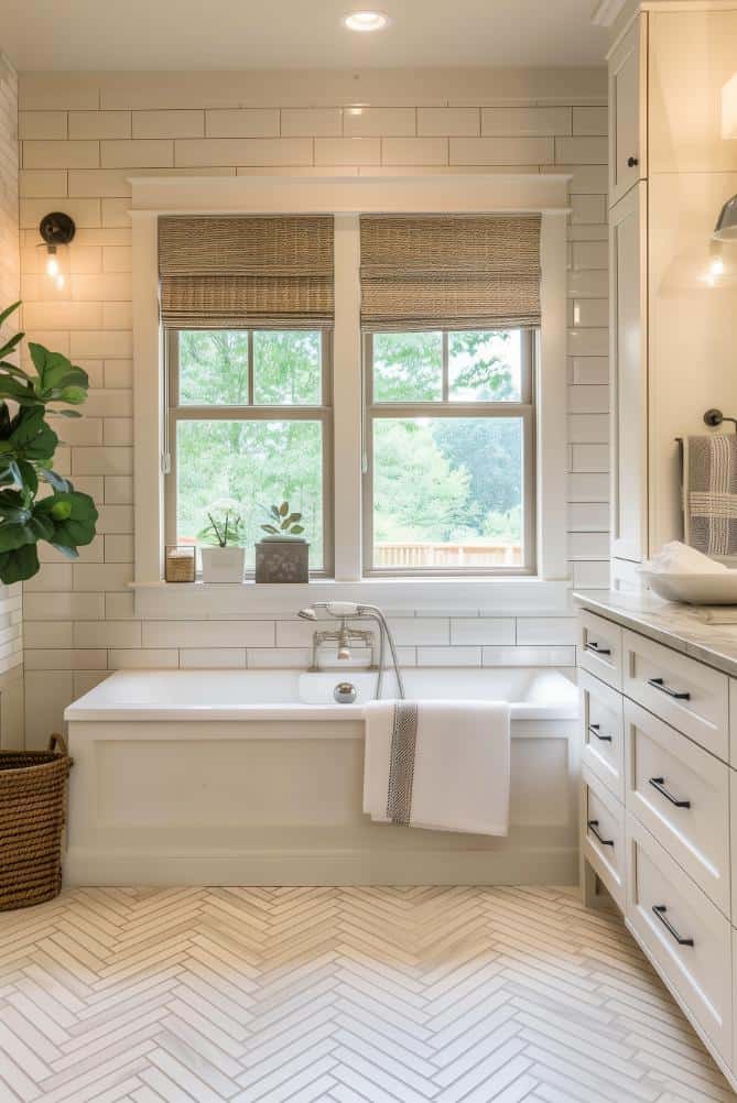 35 Farmhouse Bathroom Tile Ideas for Your Rustic Restroom