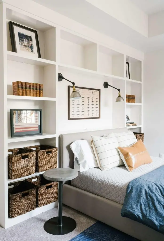 45 Functional Vertical Bedroom Storage Ideas - Shelterness