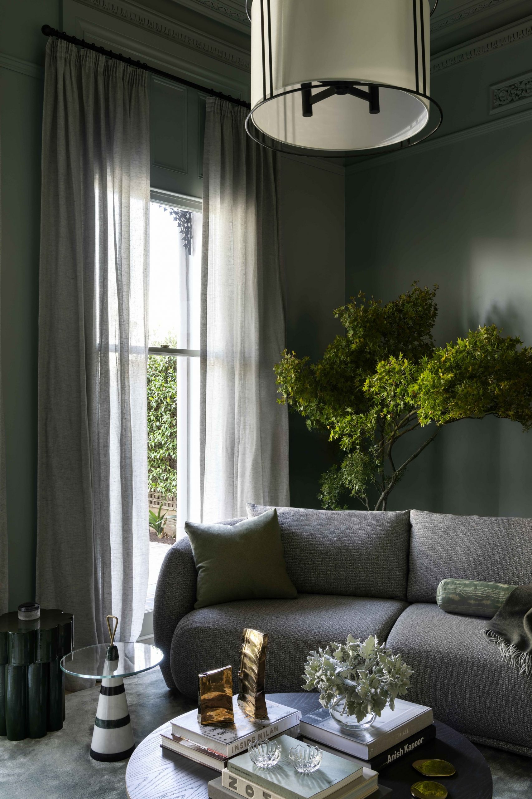9 Green and Gray Living Rooms That Don't Feel 'Millennial' | Livingetc
