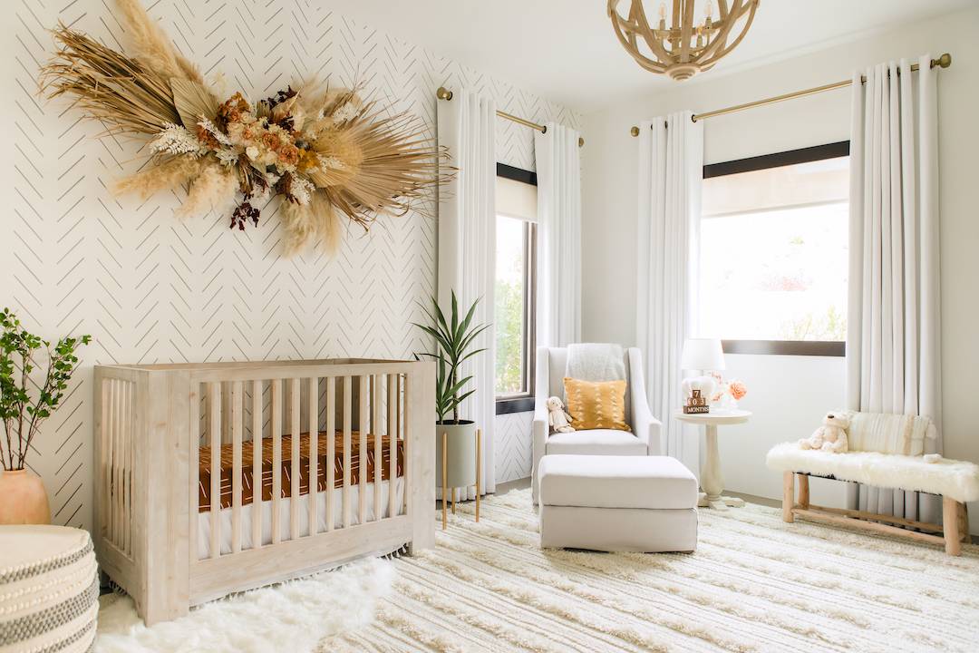 A Bright & Neutral Bohemian Nursery Reveal - Little Crown Interiors