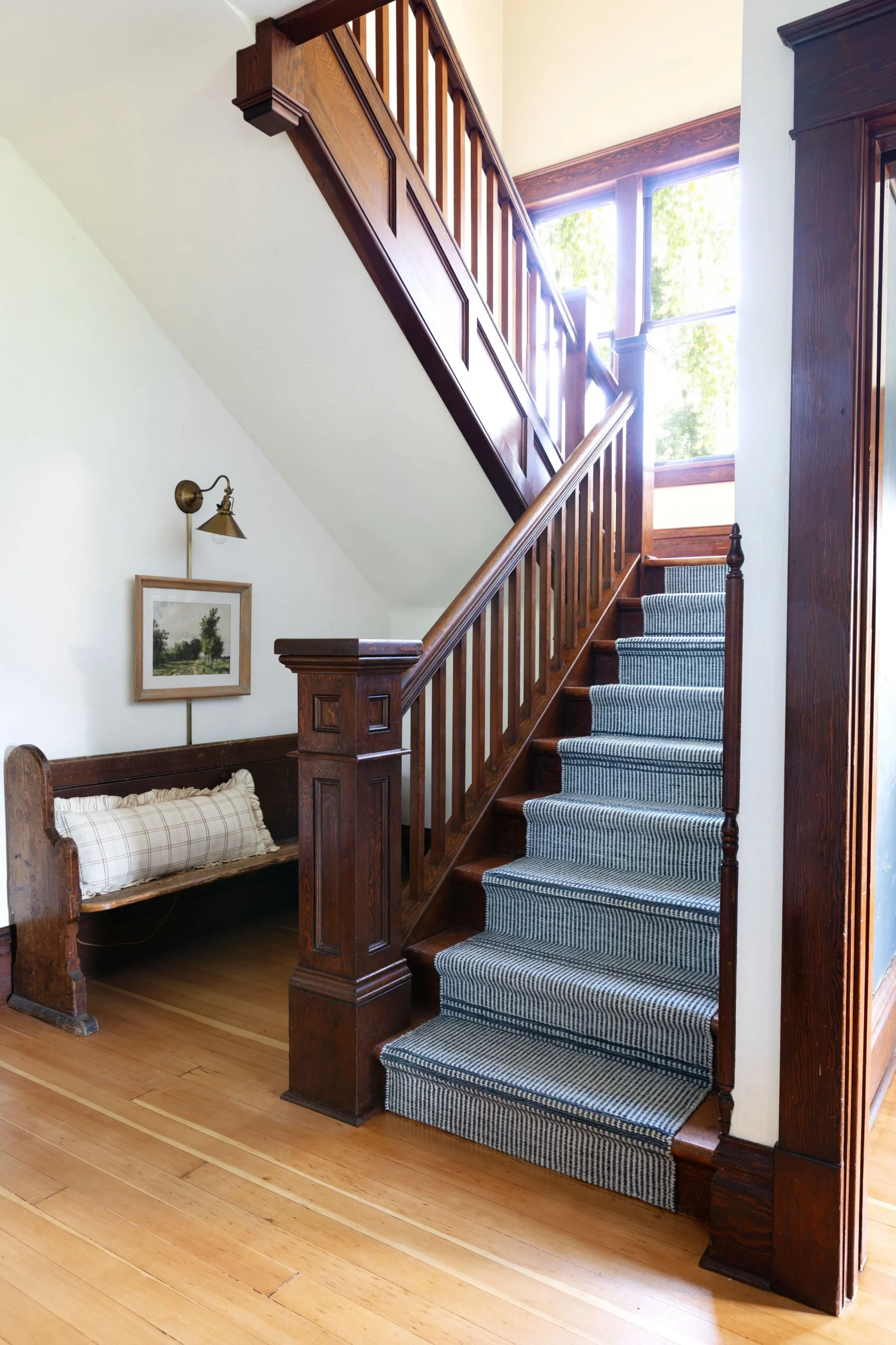A New Runner for the Farmhouse Stairs — The Grit and Polish