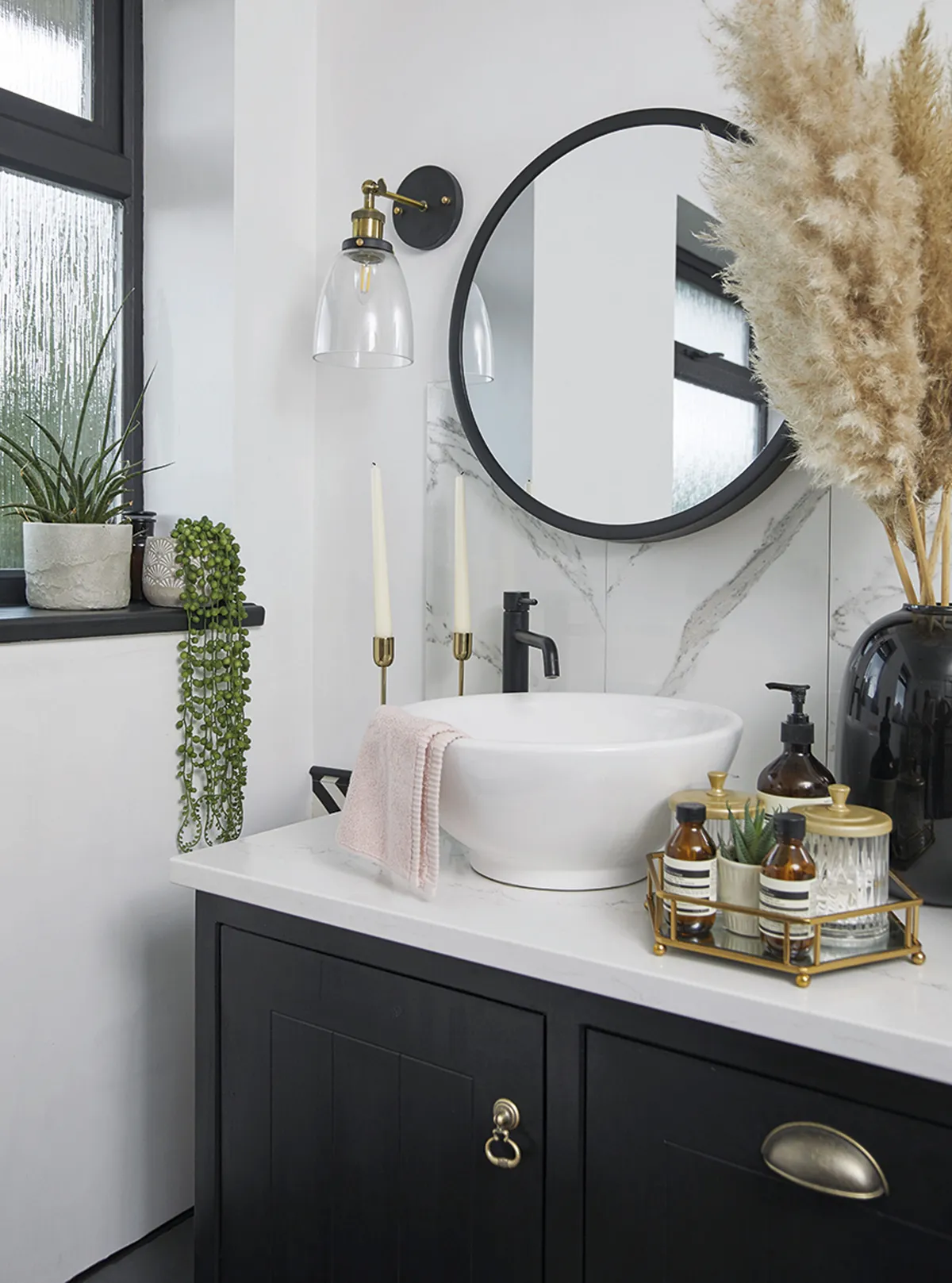 Black and white bathroom ideas for a chic monochrome look - Your Home Style