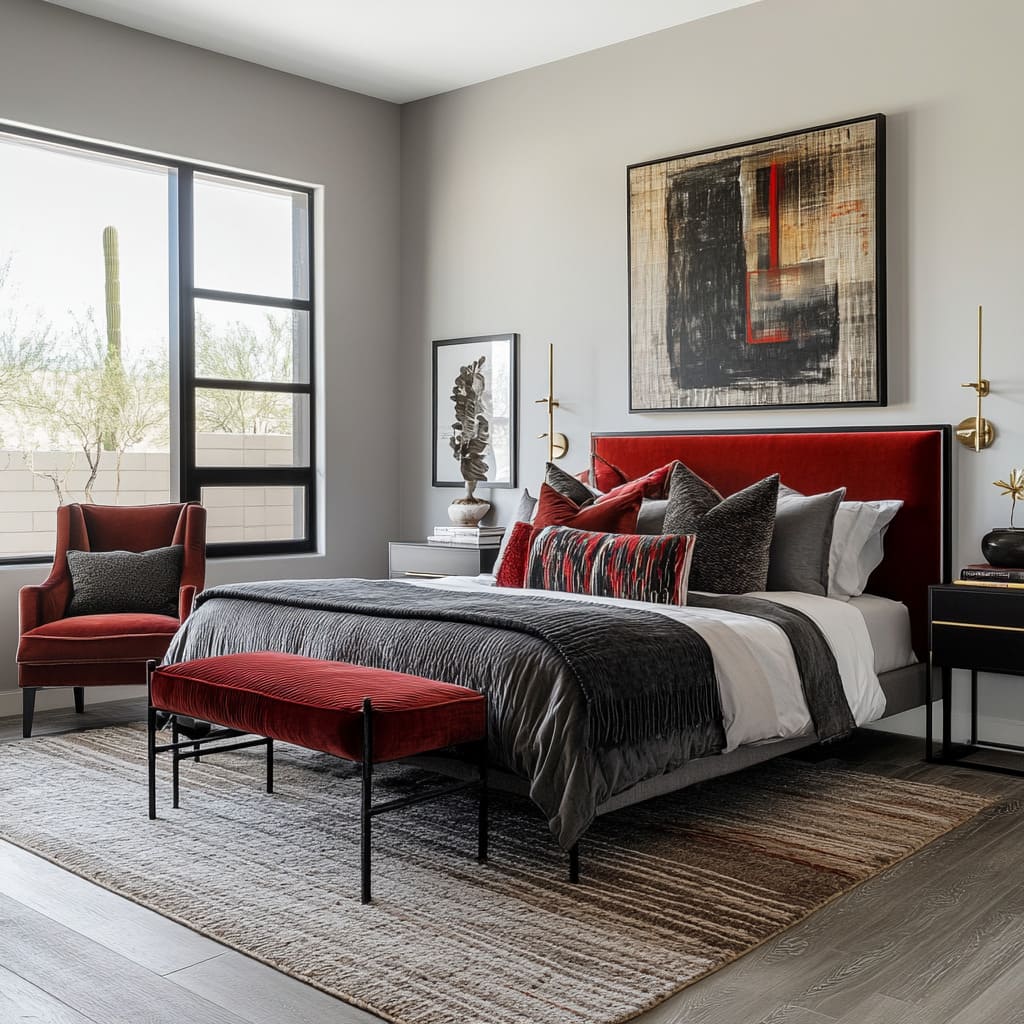 Black & Red Bedroom Ideas: Bold, Stylish & Perfectly Balanced