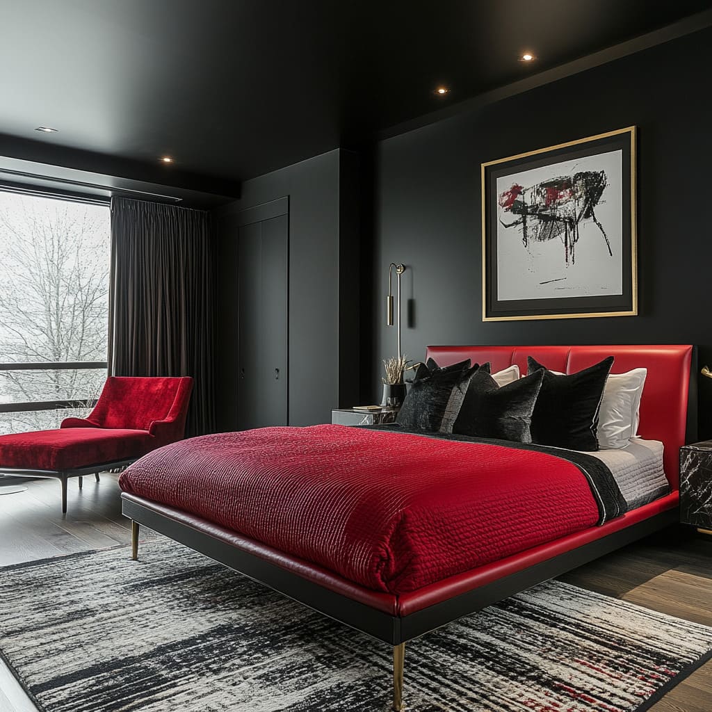 Black & Red Bedroom Ideas: Bold, Stylish & Perfectly Balanced