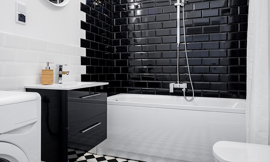 Black & White Bathroom Design Ideas That Pop with Bold Contrast