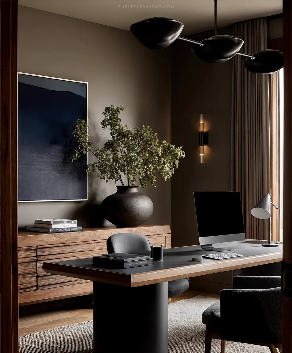 Dark Home Office | 30 Ideas for a Moody Work Space