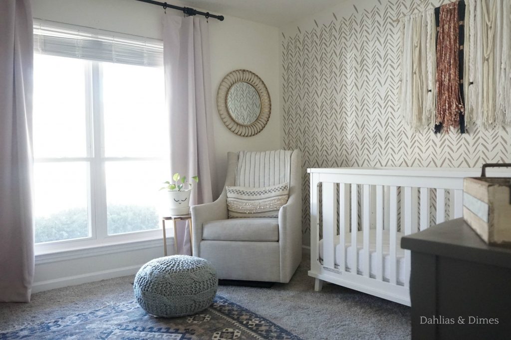 Eclectic Bohemian Nursery Reveal - Forrester Home