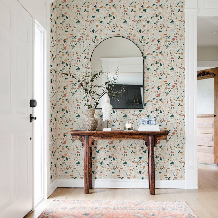 Entryway Wallpaper | Wallpaper For Foyer by Livettes | Livettes Wallpaper