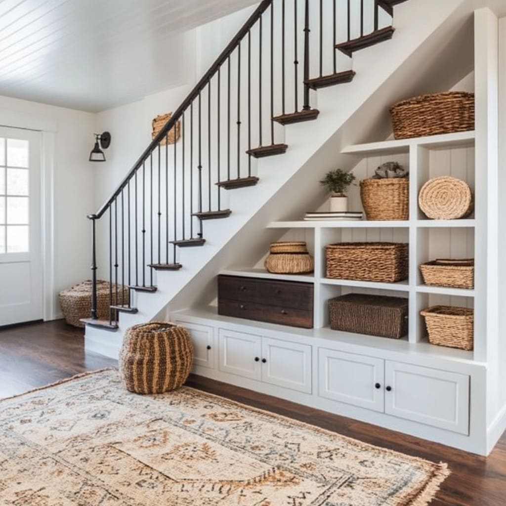 Farmhouse Takes on Modern: Stunning Floating Staircase Ideas