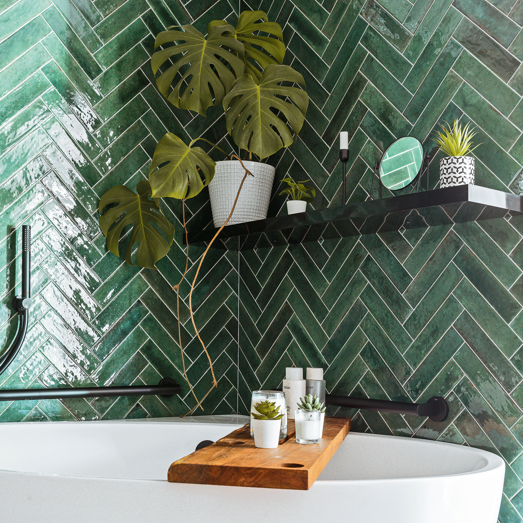 Green tile bathrooms are trending - how to embrace the style | Ideal Home