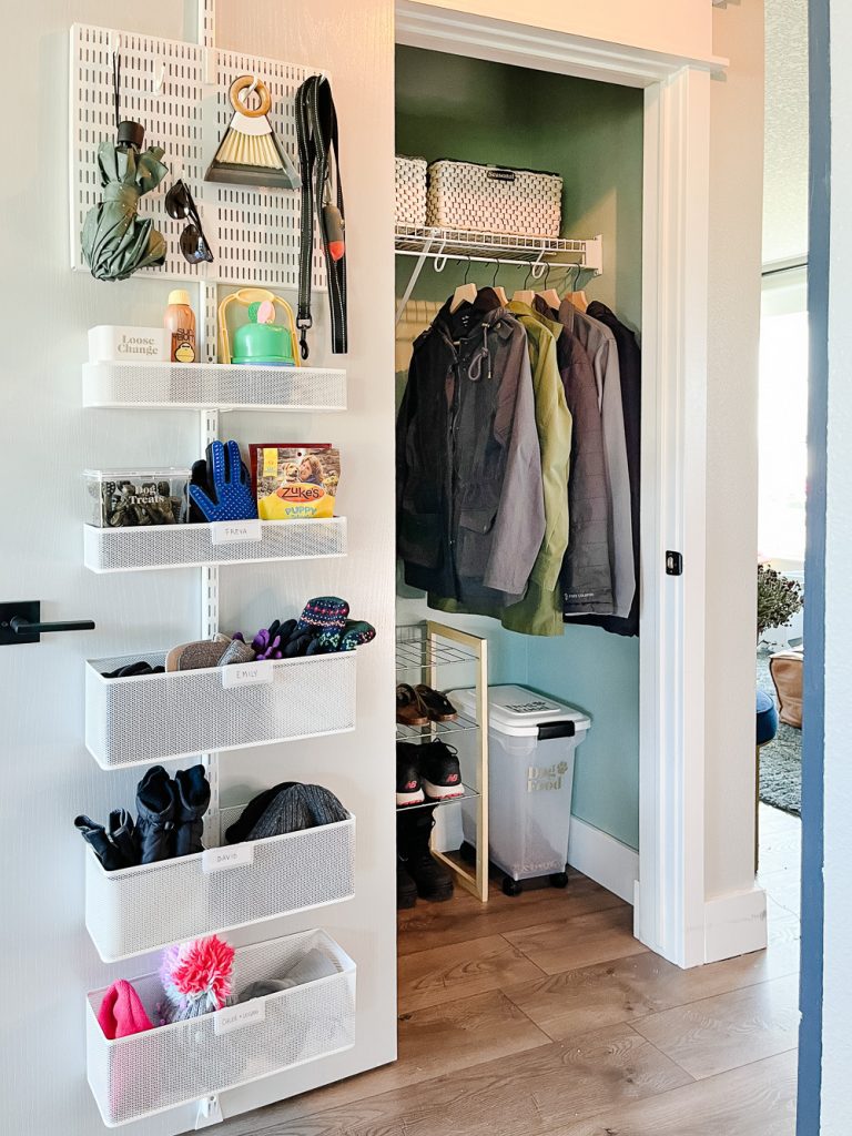 How To Declutter & Organize Your Coat Closet - 20+ Ideas For Families! - Small Stuff Counts