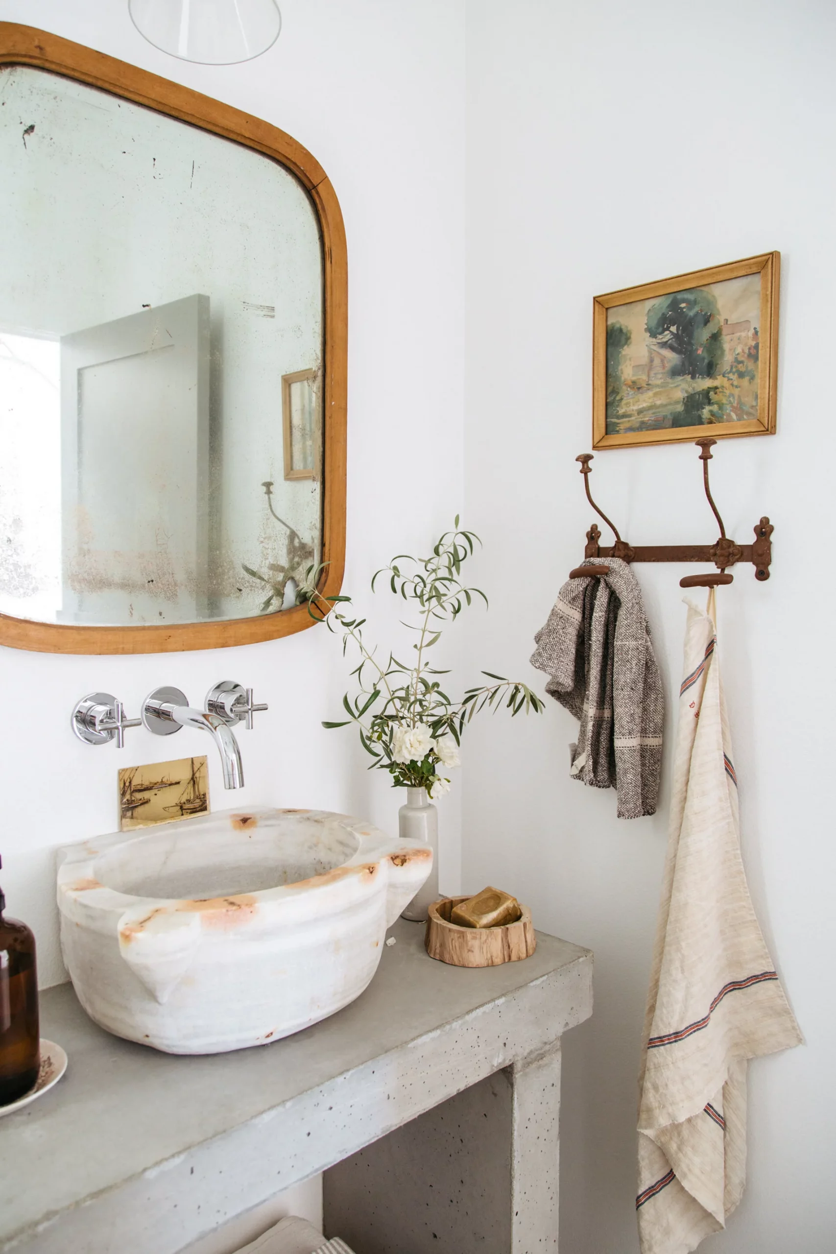Modern Rustic Studio Bath — HEATHER BULLARD