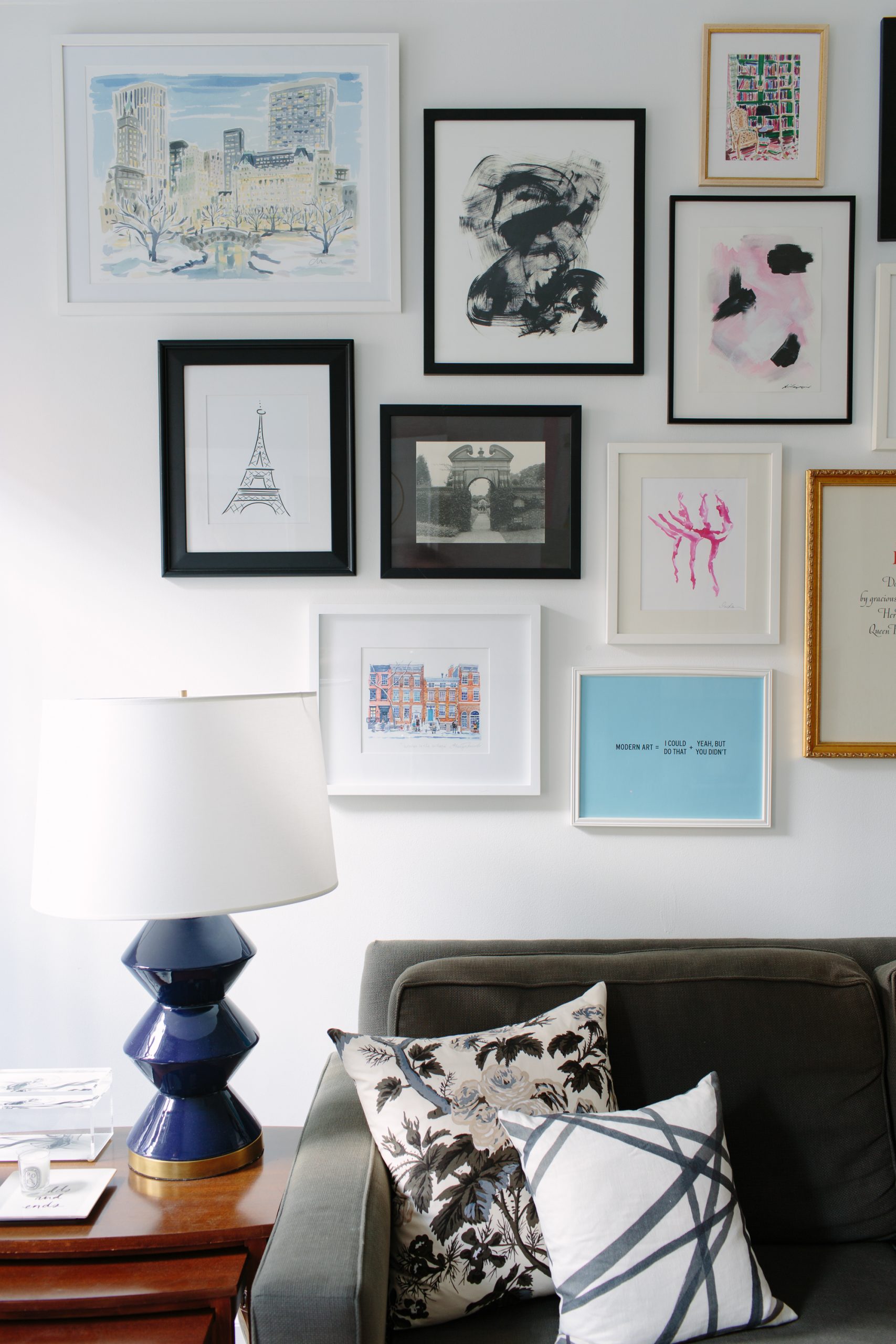 My New Gallery Wall and How I Made It - York Avenue