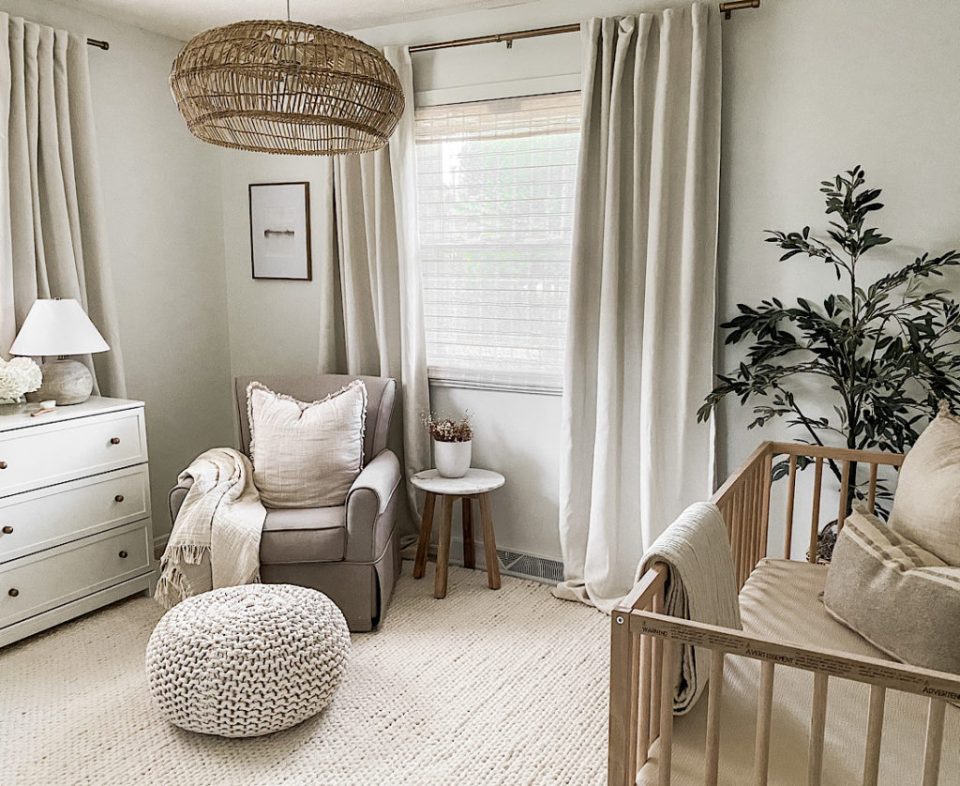 NEUTRAL MINIMAL NURSERY REVEAL - Grace Oaks Designs