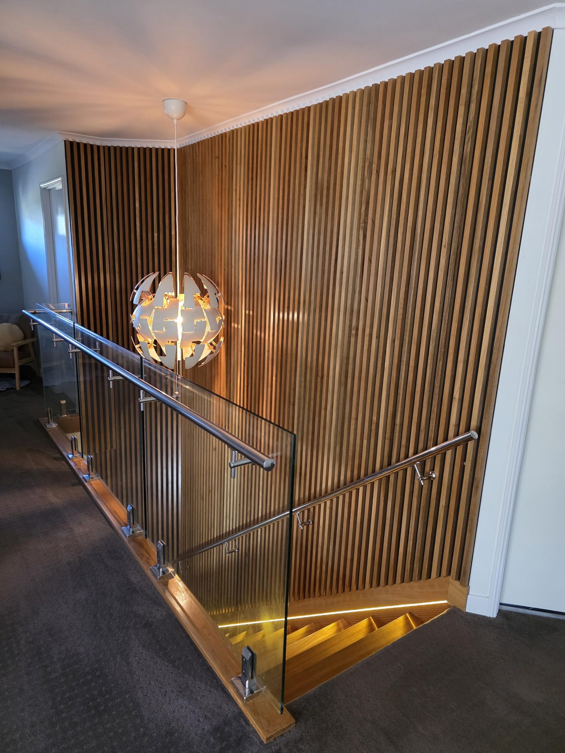 Staircase and feature wall : r/AusRenovation