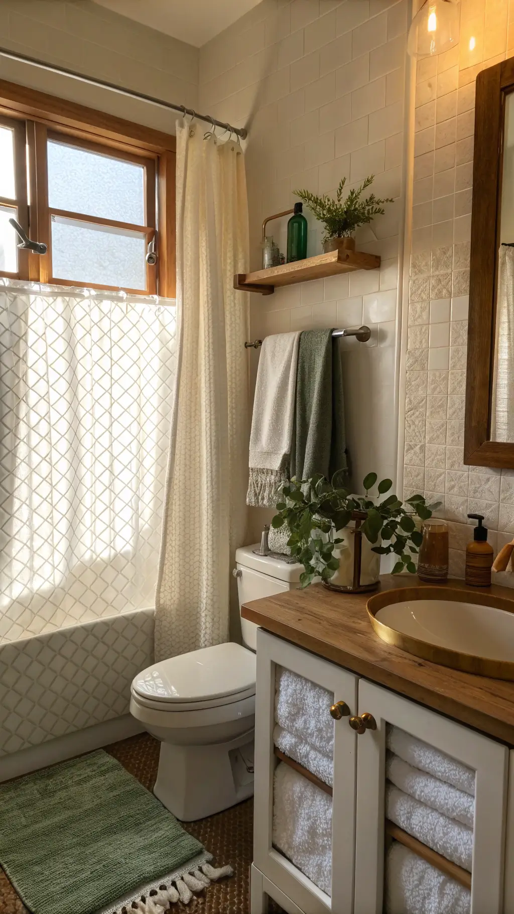 Transform Your Tiny Apartment Bathroom Into a Spa-Like Retreat (Without Breaking Your Lease!) - ClothandRustic