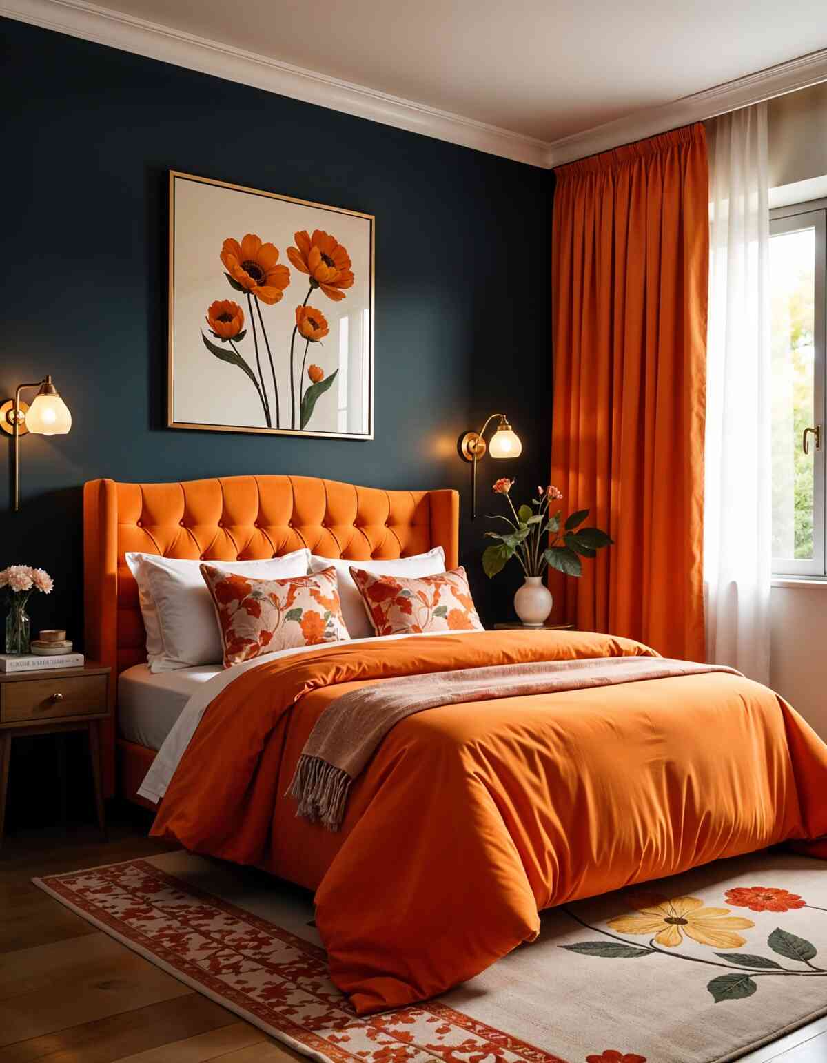 10+ Orange Bedroom Ideas for Cosy and Warm Spaces – Sonno