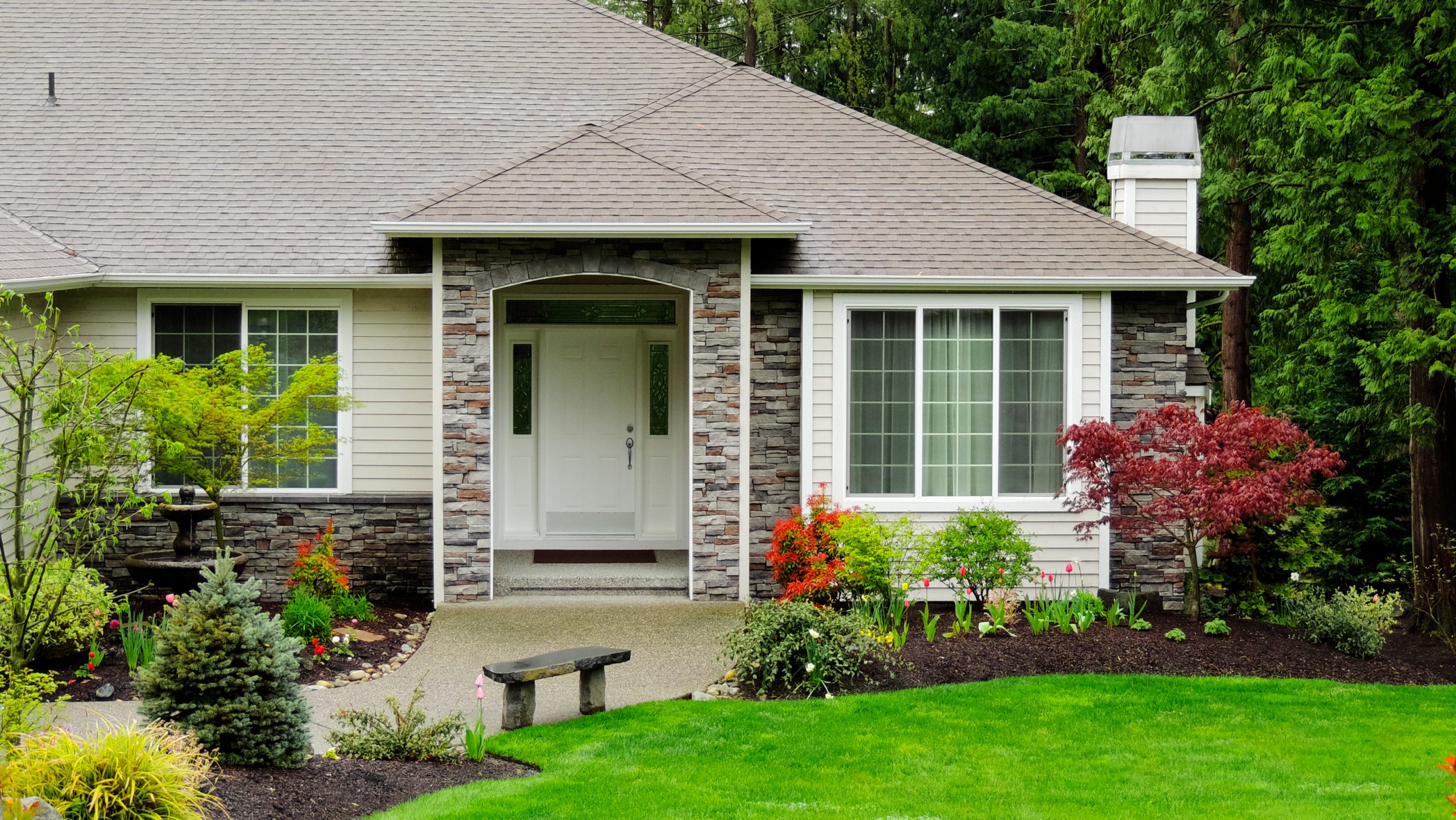 11 small front yard landscaping ideas that are low maintenance | Real Homes