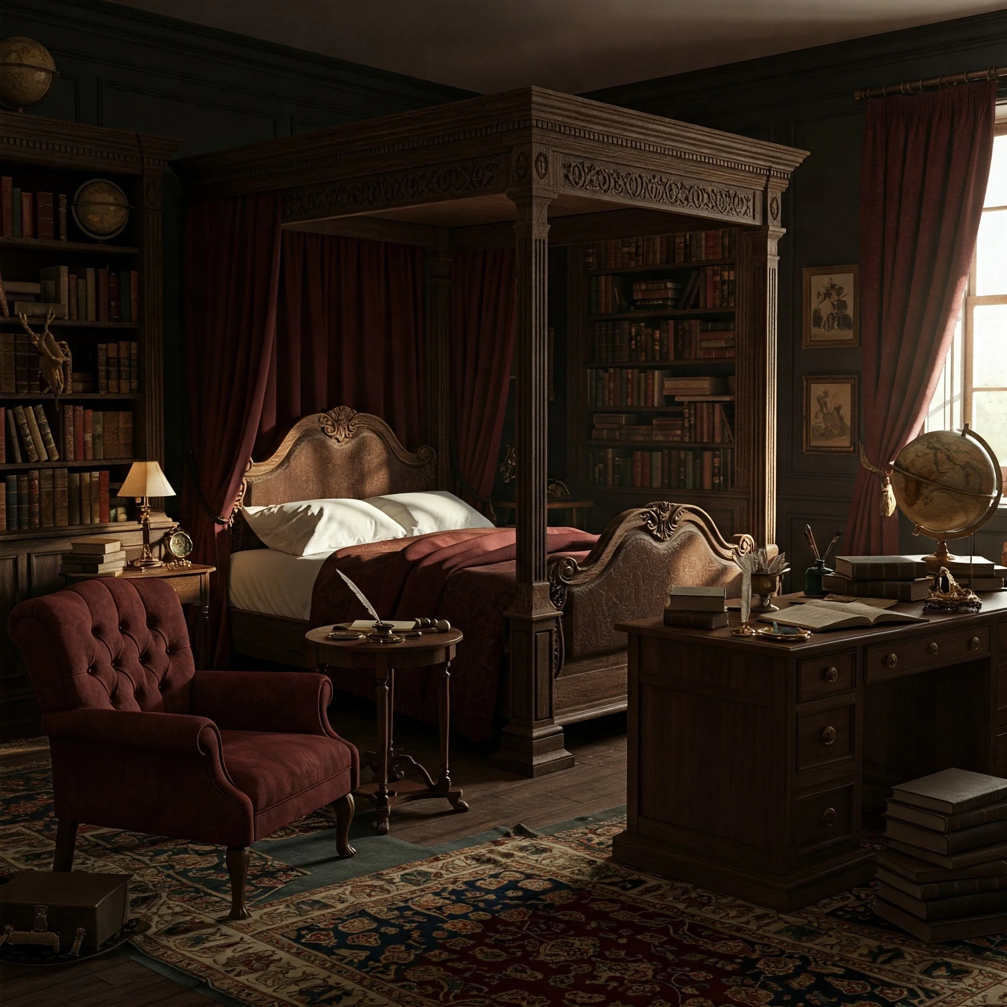 15 Dark Academia Bedroom Ideas for a Timeless and Intellectual Retreat