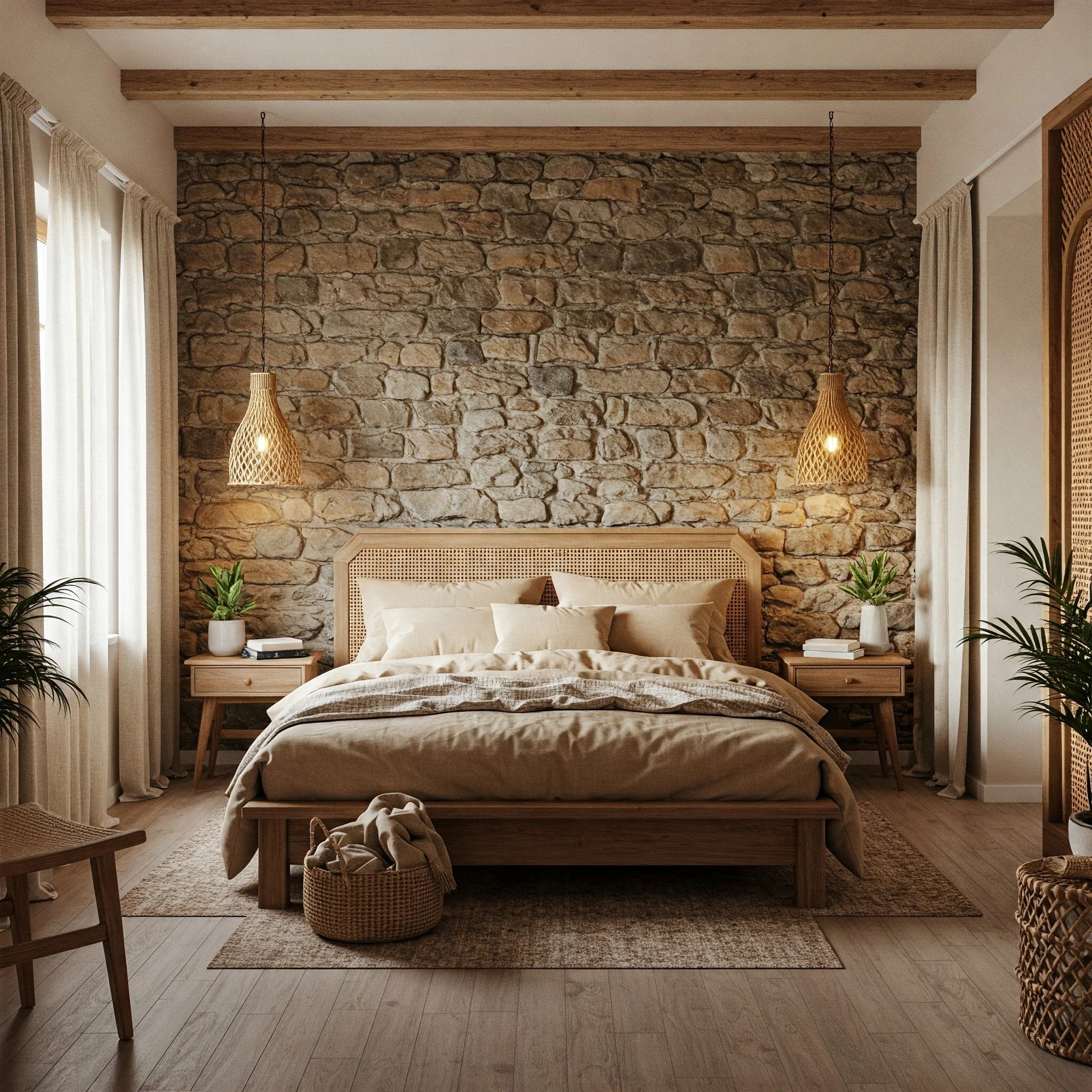 15 Earthy Bedroom Ideas for a Natural Vibe