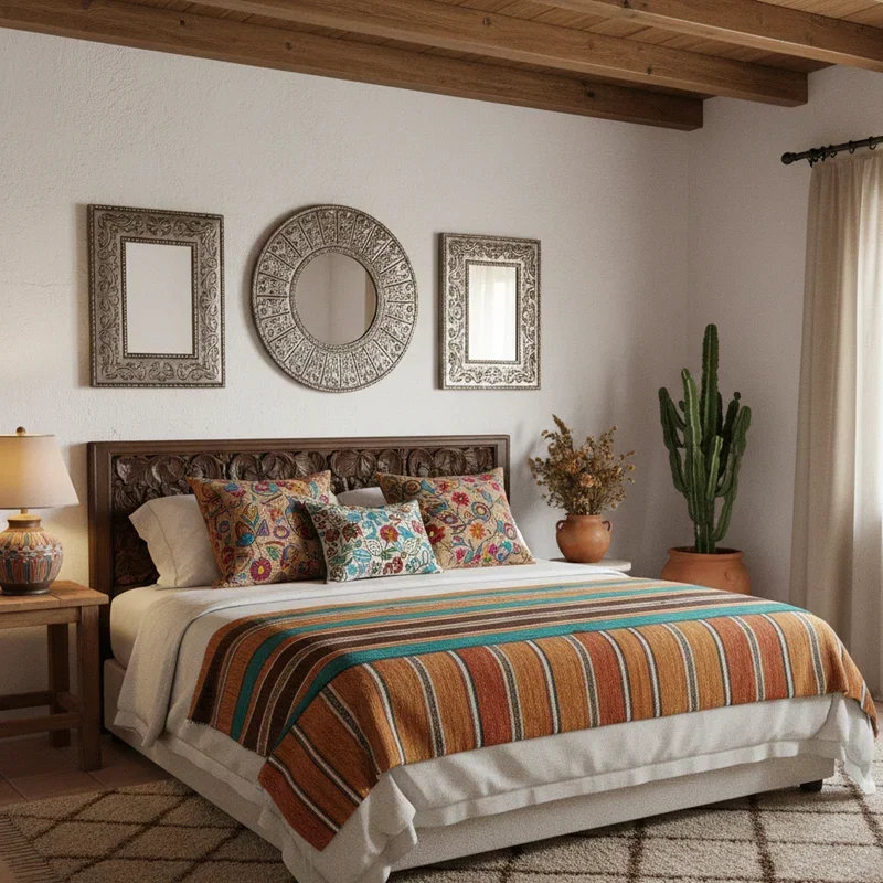 15 Mexican Bedroom Ideas for Colorful and Warm Interiors