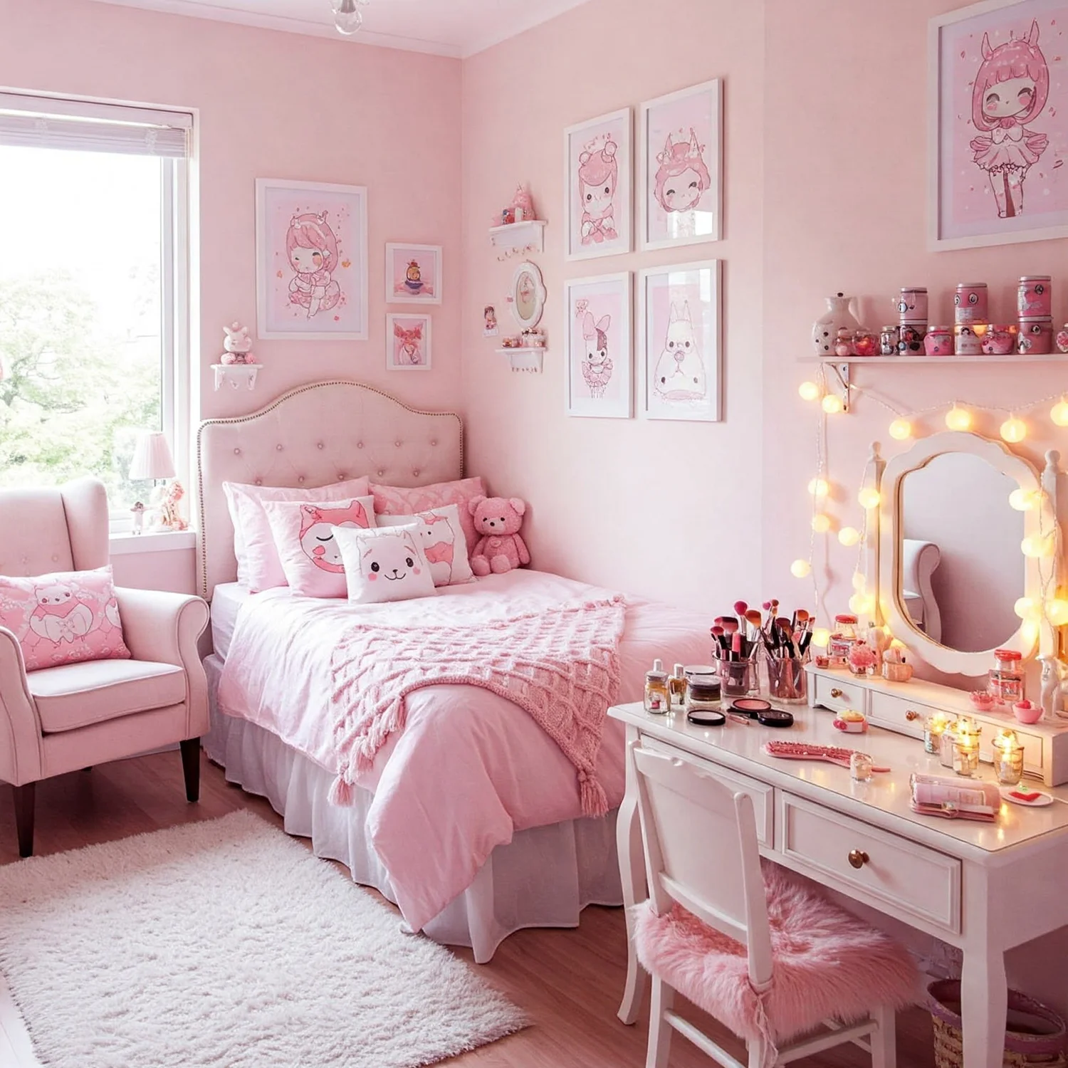 15 Pink Girls Bedroom Ideas for Dreamy Decor