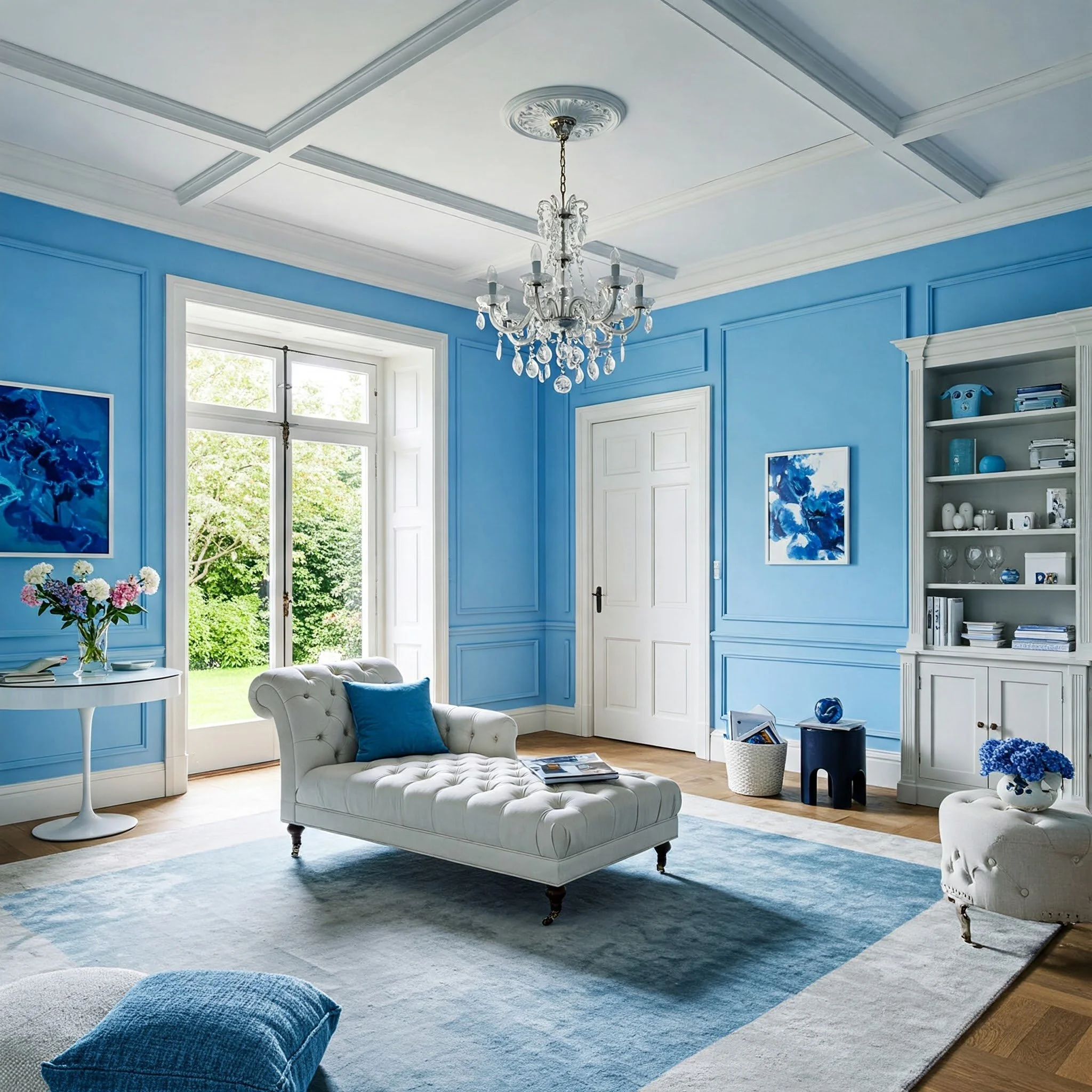 15 Stunning Blue and White Room Ideas to Try
