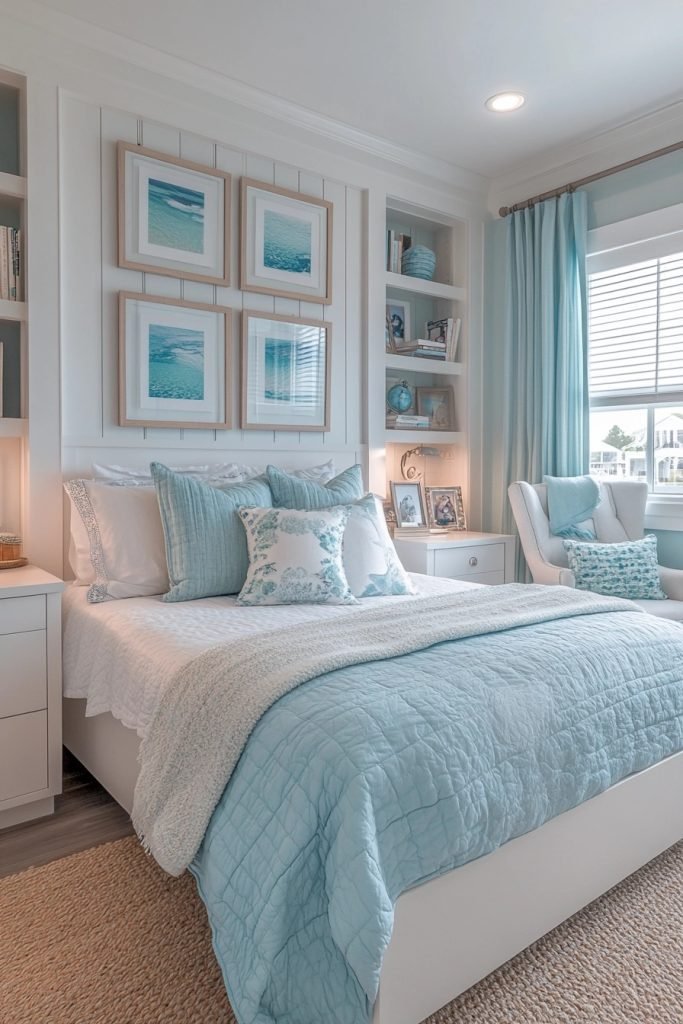 29 Coastal Preppy Teen Bedroom Ideas To Bring A Splash Of Coastal Charm - Courtneys World