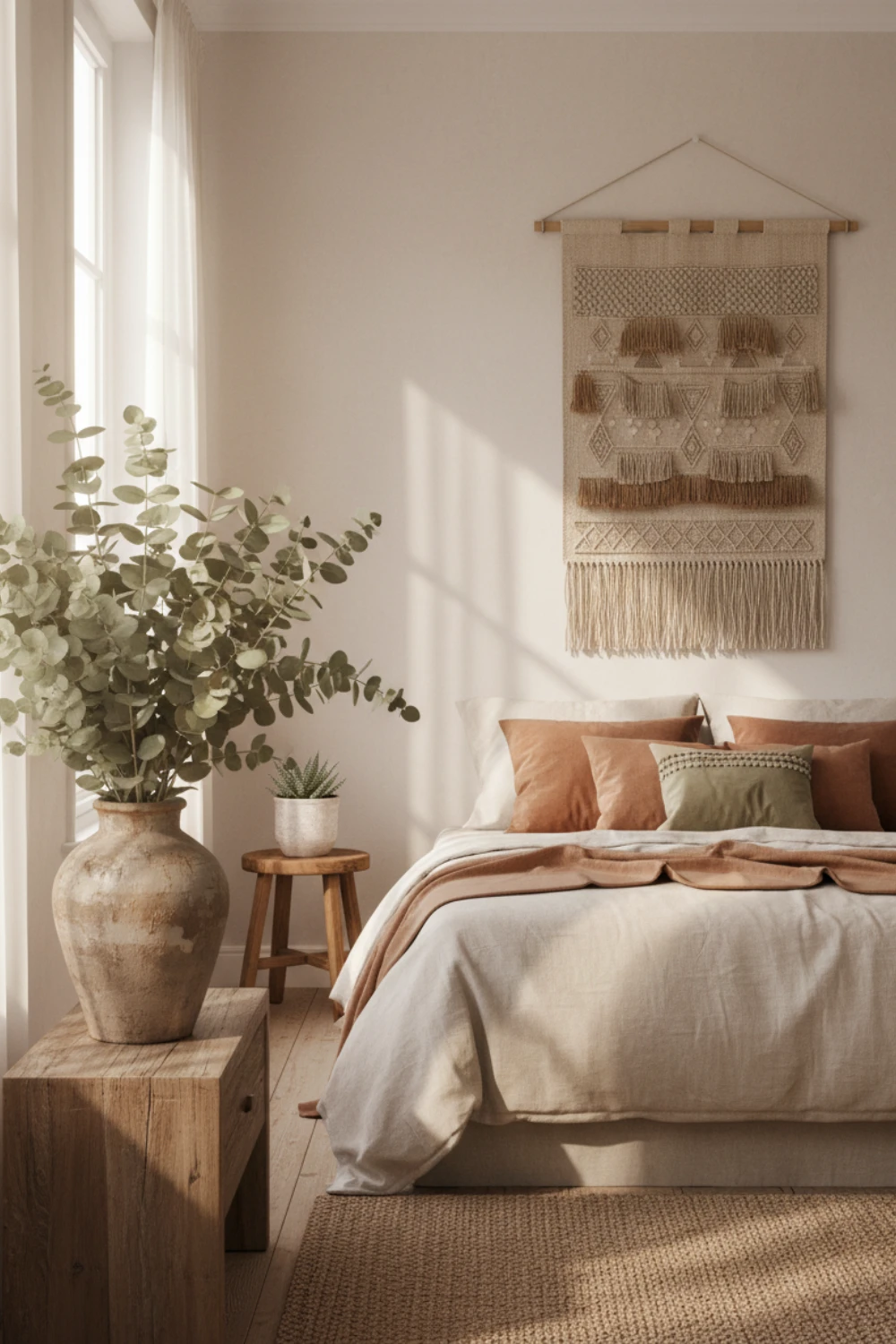 31+ Earthy Minimalist Bedroom Ideas With Warm Natural Style
