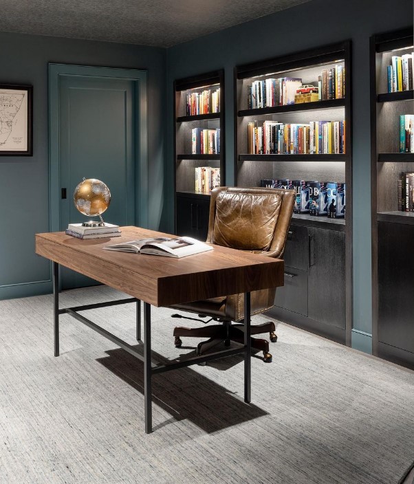 38 Masculine Home Office Ideas For Him | Rosstopia