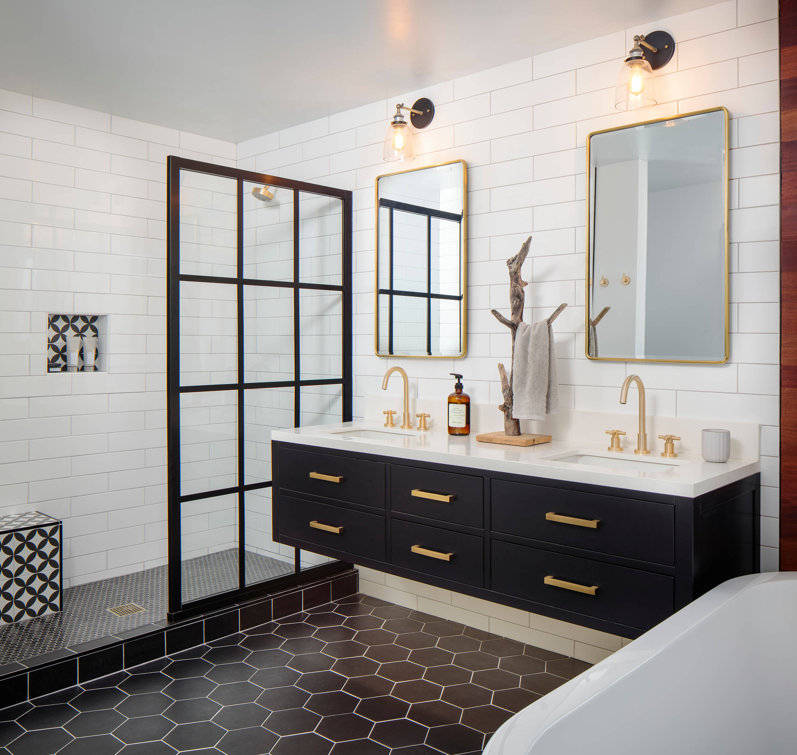 75 Bathroom with Black Cabinets Ideas You'll Love - April, 2026 | Houzz