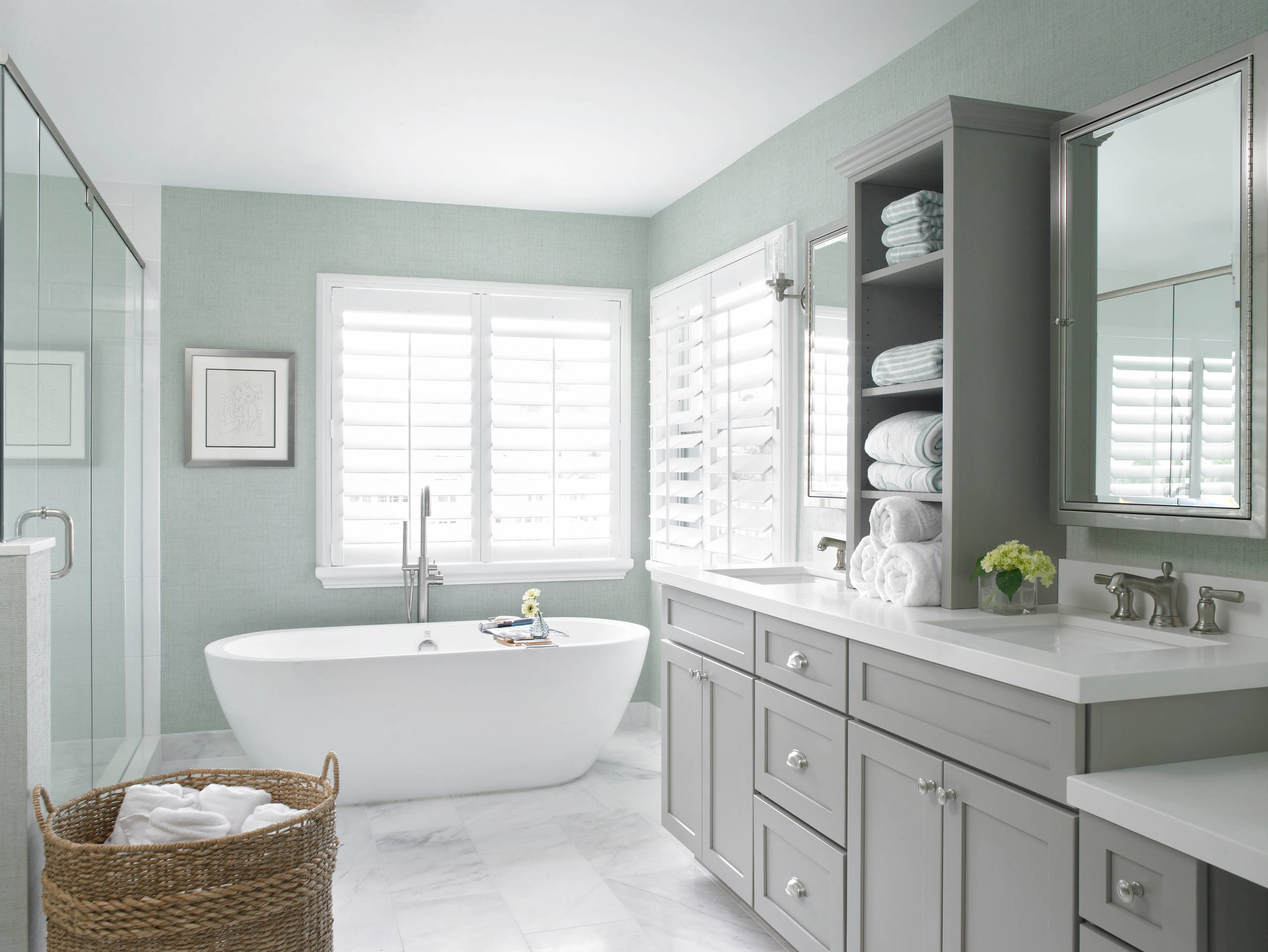 75 Bathroom with Gray Cabinets Ideas You'll Love - April, 2026 | Houzz