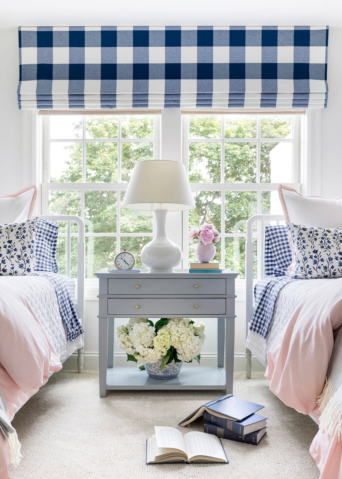A Pretty and Preppy Girls Room | Bria Hammel Interiors