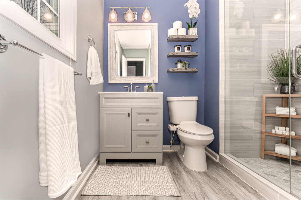 A Small Bathroom Remodel in Atlanta on a Budget | Sweeten
