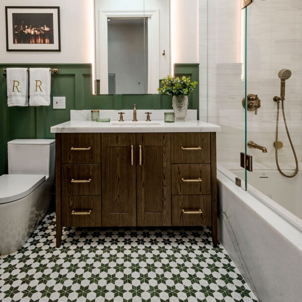 Adopt Go Green In Style: Green Bathroom Tile Ideas | Country Floors