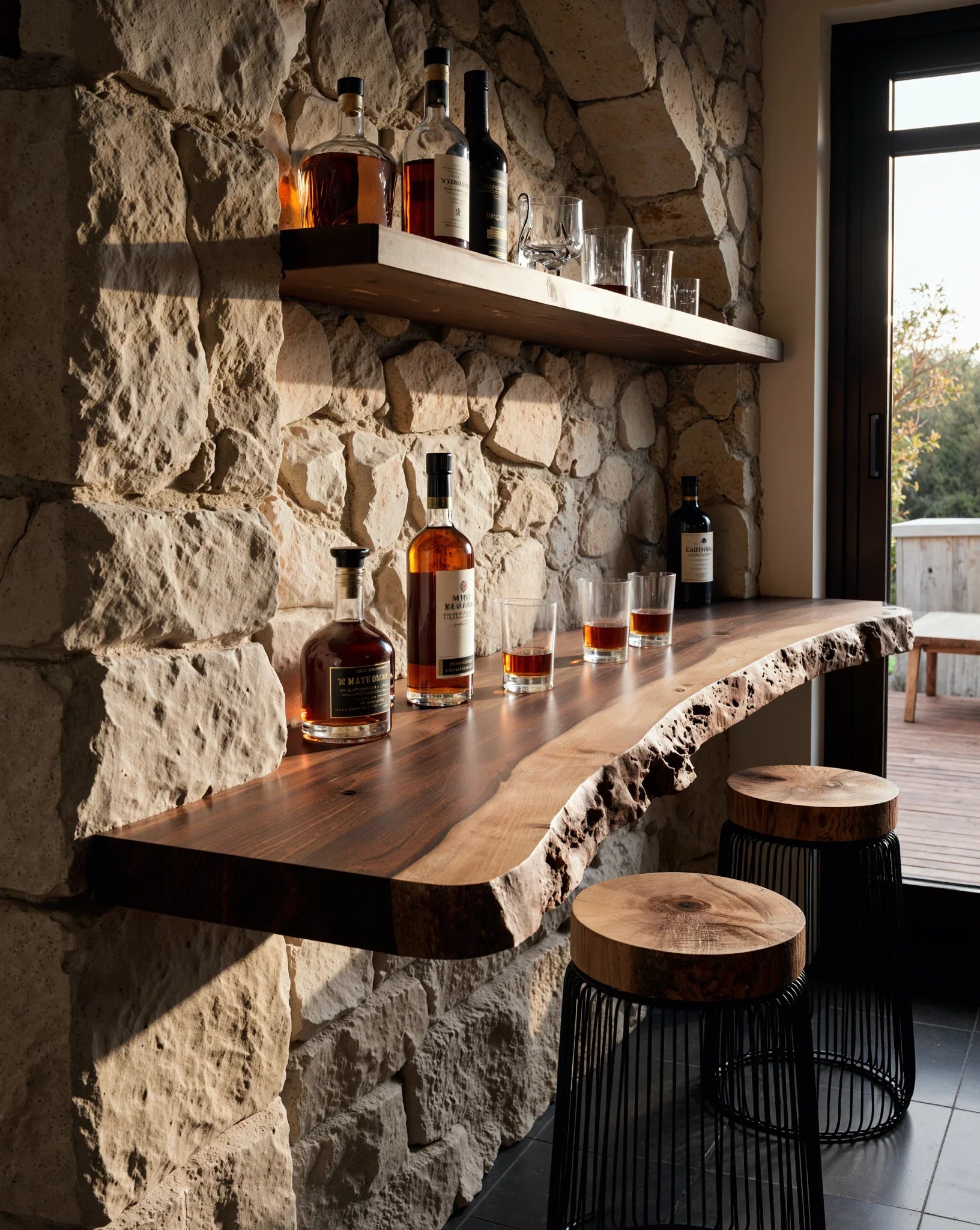 Bar Floating Shelves