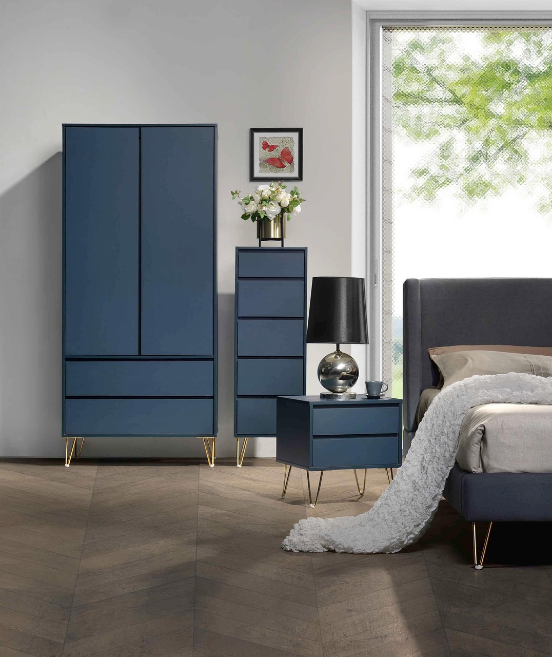 bedroom, mattress, furniture, modern contemporary, contemporary, lifestyle, wardrobe, multi storage cabinet, bed, interior, design, small, apartment, home, minimalist, interior design, interior decora
