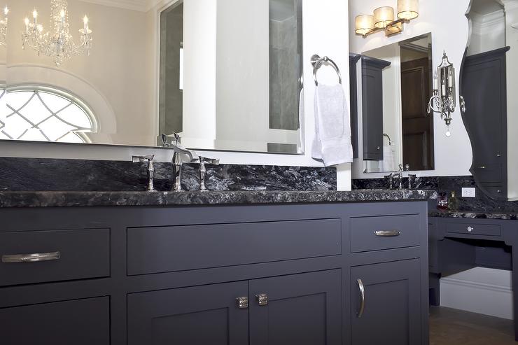 Blue Vanity - Contemporary - bathroom - Bella Vici Interiors