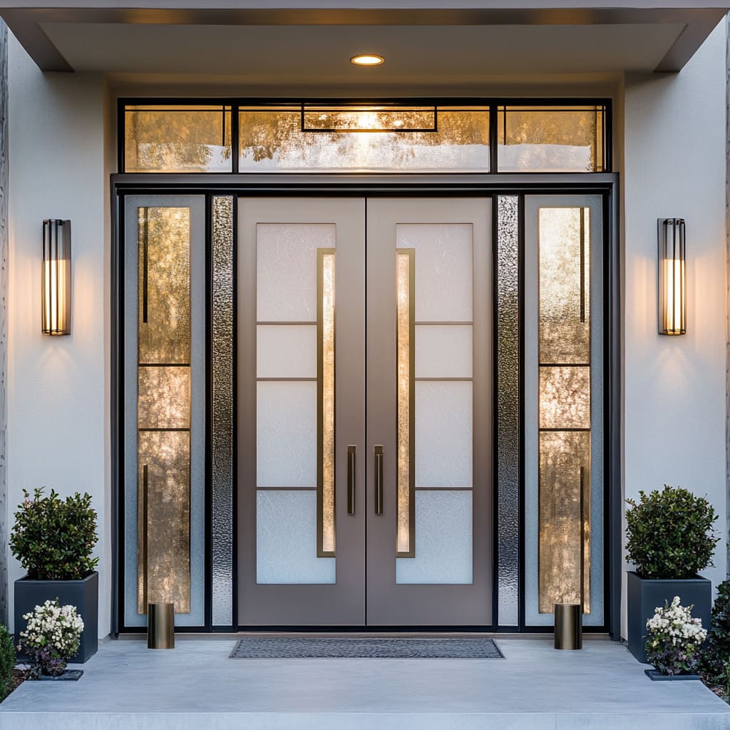 Boost Your Home's Curb Appeal with Decorative Glass Door Inserts - Your Door Our Glass | Elegant Decorative Glass & Wrought Iron Inserts