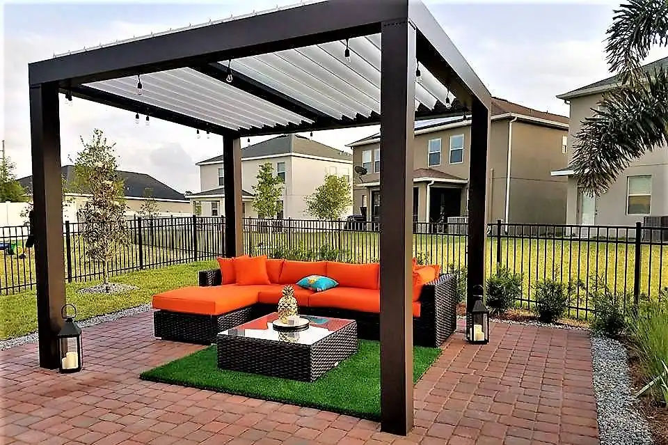 Create the Perfect Outdoor Dining and Entertaining Area with Solid or Louvered Patio Covers - Shock Screens & Retractable Awnings