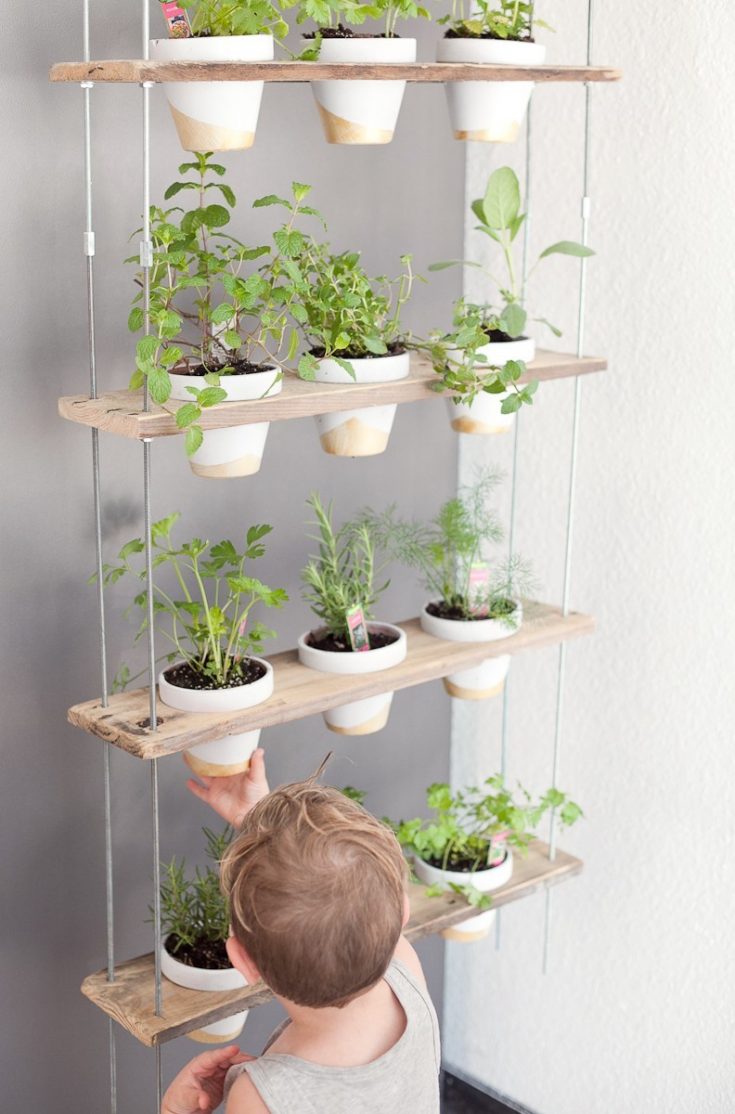 DIY Hanging Herb Garden Tutorial | Lifestyle | Fresh Mommy Blog