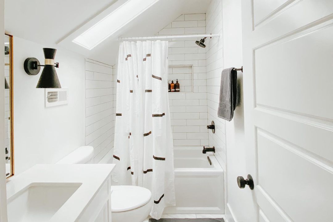 DIY Small Bathroom Renovation With Before and After Photos