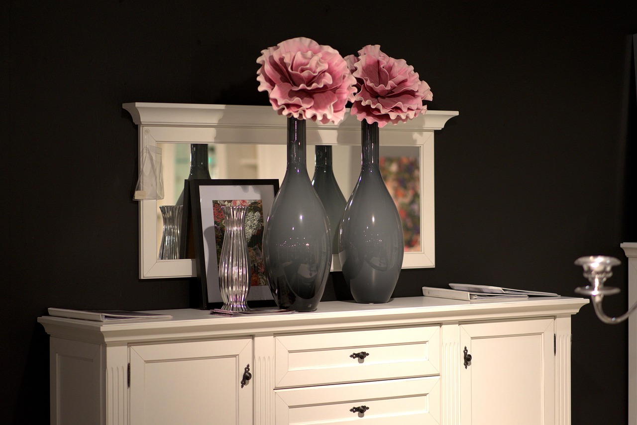 dresser, vase, setup, house, furniture, interior design, decoration, deco, room, living room, hotel, inner space, design, dresser, dresser, dresser, dresser, dresser, interior design, living room, liv