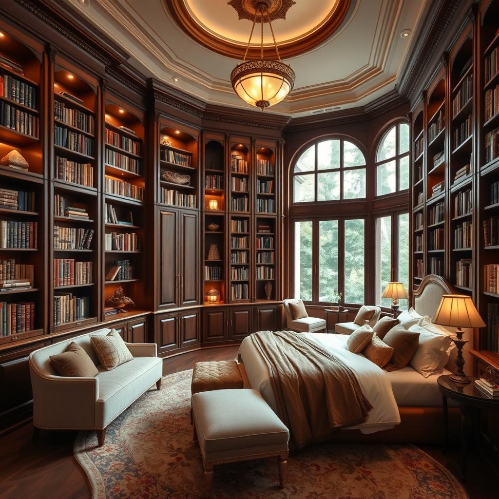 Elegant Italian Library for Your Bedroom