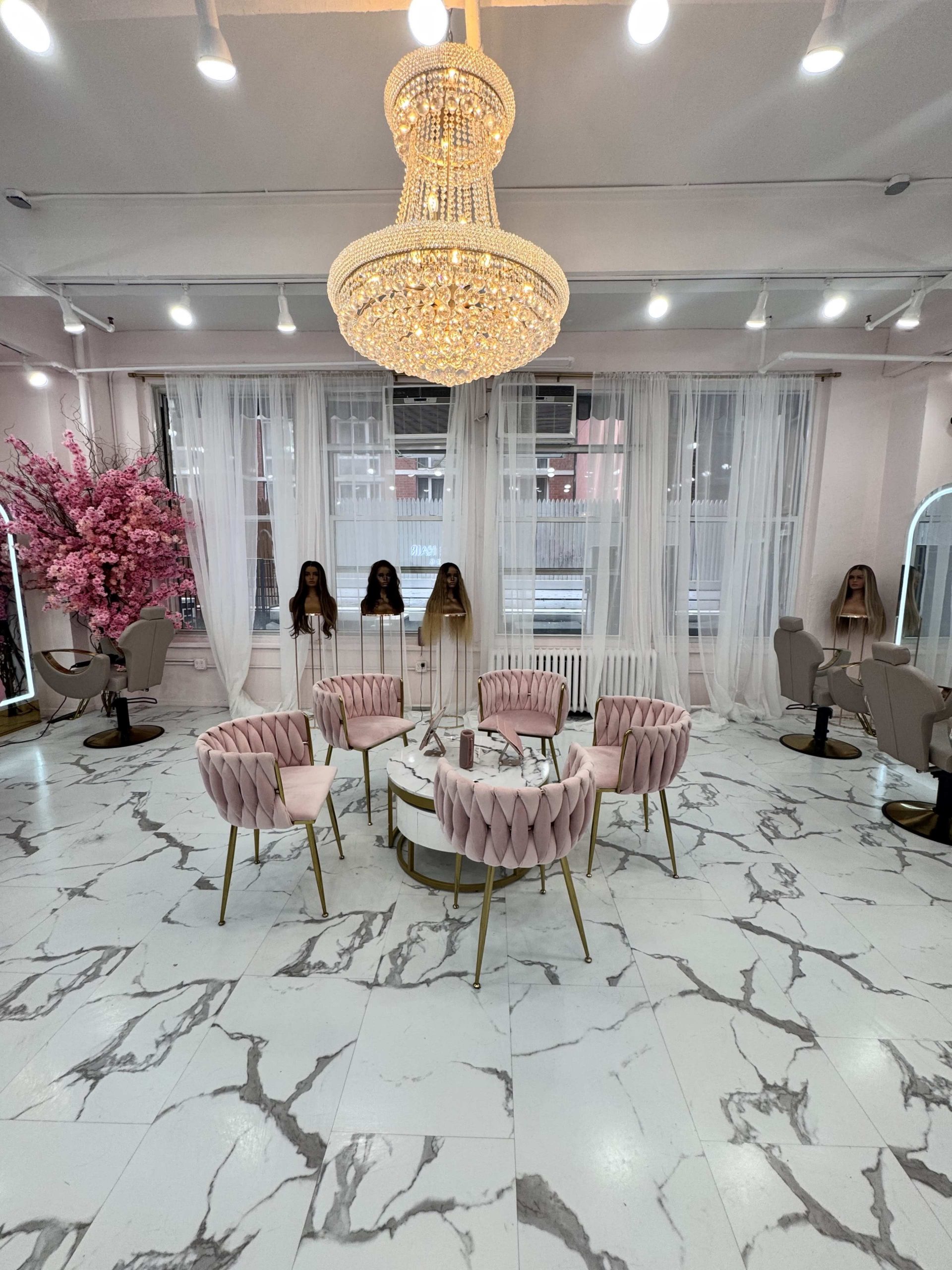 Elegant Pink Venue in Downtown NYC: Ideal for Glam Services & Stylish Events, New York, NY | Production | Peerspace