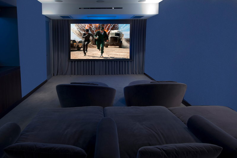 elevating home entertainment: luxury home theaters in modern resort style homes | modern architecture & design blog | whipple russell architects