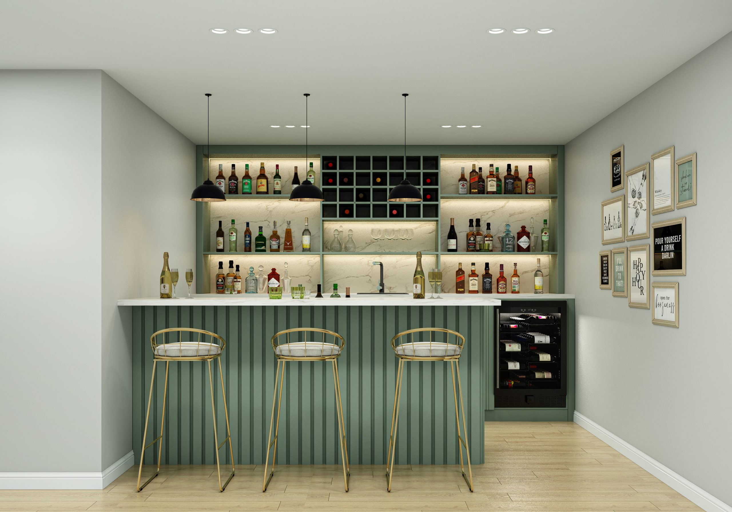 Fitted Home Bar - Ideal fitted bedrooms